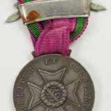 Sachsen Coburg Gotha: Sachsen Ernestinischer Hausorden, Carl Eduard, Silberne Medaille mit Schwerter und Datumsspange 1914. - photo 2