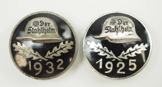 Stahlhelmbund: Eintrittsabzeichen 1925 und 1932. - photo 1