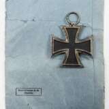 Eisernes Kreuz, 1939, 2. Klasse, in Verleihungstüte - Klein & Quenzer, Oberstein. - Foto 2