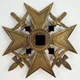 Spanienkreuz, in Bronze, mit Schwertern. - Foto 1