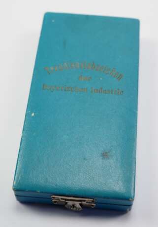 Bayern: Treudienstabzeichen der Bayerischen Industrie, im Etui. - Foto 2