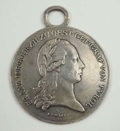 Österreich: Militär-Ehrenmedaille "Tiroler Denkmünze" 1898, für Unteroffiziere und Mannschaften. - фото 1