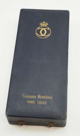 Rumänien: Orden des Stern von Rumänien, 2. Modell (1932-1947), Großkreuz Satz Etui. - фото 1
