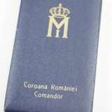 Rumänien: Orden der Krone von Rumänien, 2. Modell (1932 - 1947), Komturkreuz, mit Schwertern, im Etui. - Foto 2