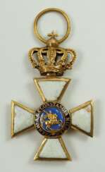 Spanien: Königlicher und Militärischer Orden des heiligen Hermenegildo, 1. Modell (1814-1871 / 1875-1931), Offiziers-/Ritterkreuz.