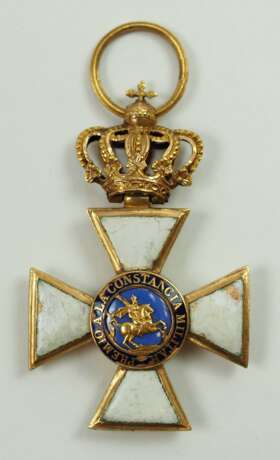 Spanien: Königlicher und Militärischer Orden des heiligen Hermenegildo, 1. Modell (1814-1871 / 1875-1931), Offiziers-/Ritterkreuz. - фото 1