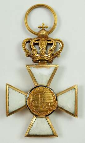 Spanien: Königlicher und Militärischer Orden des heiligen Hermenegildo, 1. Modell (1814-1871 / 1875-1931), Offiziers-/Ritterkreuz. - Foto 3