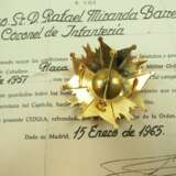 Spanien: Königlicher und Militärischer Orden des Hl. Hermenegildo, Großkreuz Stern, mit Urkunde für einen Oberst der Infanterie. - Foto 3
