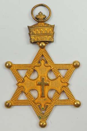 Äthiopien: Orden vom Siegel König Salomons, Großkreuz-/ Komtur-Dekoration. - Foto 1