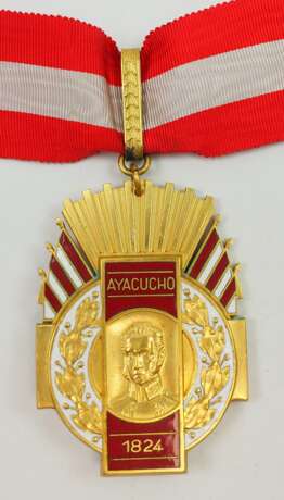 Peru: Orden von Ayacucho, Komtur. - фото 3