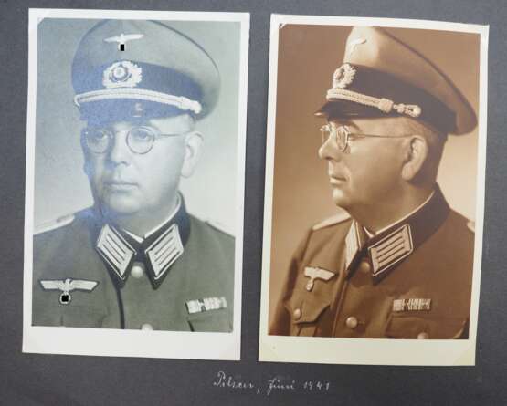 Wehrmacht: Fotoalbum eines Offiziers beim Armee-Verpflegungsamt 535 - Polen. - фото 1