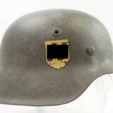 Waffen-SS: Stahlhelm M42 - 1 Emblem. - фото 3