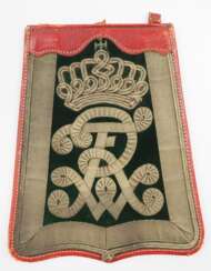 Preussen: Säbeltasche für Offiziere des 2. Westfälischen Husaren-Regiment Nr. 11 - Reduktion für Kinderuniform.