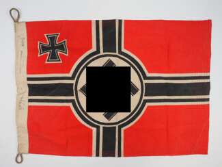 Kriegsmarine: Reichskriegsflagge 50 x 70 cm.