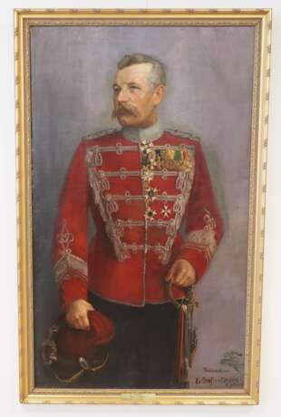 Preussen: Gemälde des Oberst Eugen von Homeyer, Regimentskommandeur des Husaren-Regiment „Fürst Blücher von Wahlstatt“ (Pommersches) Nr. 5. - photo 2