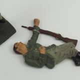 Lineol: Fallende Wehrmacht Soldaten - 2 Exemplare. - photo 3