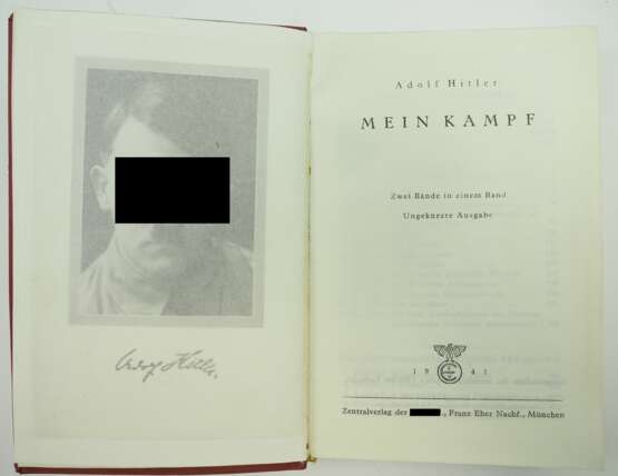 Hitler, Adolf: Mein Kampf - Tornisterausgabe. - Foto 2