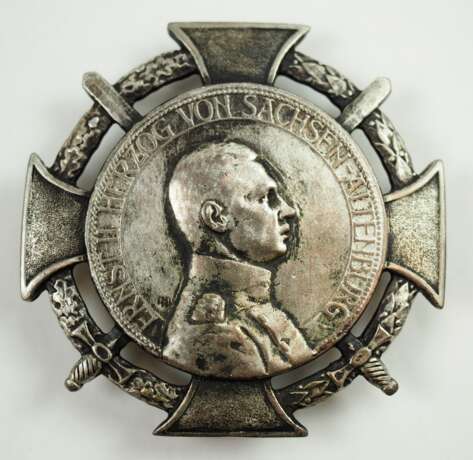 Sachsen-Altenburg: Herzog-Ernst-Medaille, 1. Klasse mit Schwertern. - фото 1