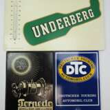 Drei Reklameschilder: Torpedo - Deutscher Touring Automobil Club - Underberg. - Foto 1