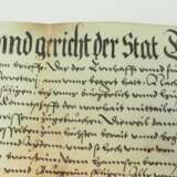 Tübingen - Pergament Urkunde 1557. - фото 3