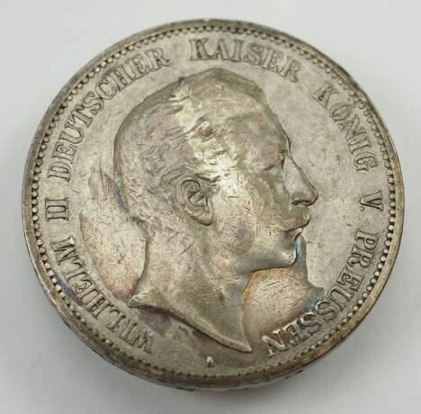 Preussen: 5 Mark, 1888 - Wilhelm II. - Foto 2