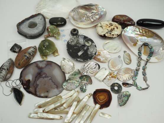 Sammlung Mineralien und Muscheln. - photo 1