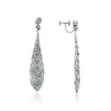 NO RESERVE - DIAMOND EARRINGS - Foto 2