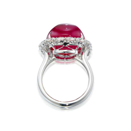 NO RESERVE -RUBY AND DIAMOND RING - Foto 2