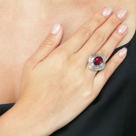 RUBY AND DIAMOND RING - фото 3