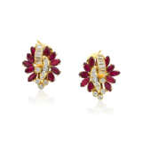 NO RESERVE - SET OF RUBY AND DIAMOND JEWELLERY - фото 7