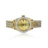 ROLEX, LADY'S DIAMOND AND GOLD 'DATE JUST' WRISTWATCH - фото 2