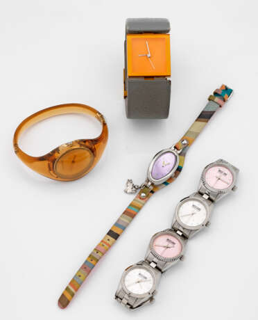 Vier Armbanduhren von Paul Smith, Philippe Starck, - фото 1