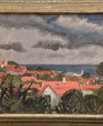 Frode Andersen. Andersen, Frode (1915) &amp;quot;Allinge Bornholm&amp;quot;, Öl/ Lw., sign. u.r., 51x61 cm, Rahmen