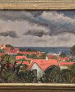 Фроде Андерсен. Andersen, Frode (1915) &amp;quot;Allinge Bornholm&amp;quot;, Öl/ Lw., sign. u.r., 51x61 cm, Rahmen