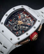 Richard Mille. RICHARD MILLE, RM011 AO RG-ATZ FELIPE MASSA, A LIMITED EDITION CERAMIC AND GOLD AUTOMATIC FLYBACK CHRONOGRAPH WRISTWATCH
