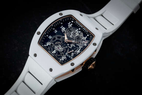 RICHARD MILLE, RM17-01 RG-ATZ, A RARE AND ATTRACTIVE GOLD AND CERAMIC MANUAL-WINDING TOURBILLON - фото 1