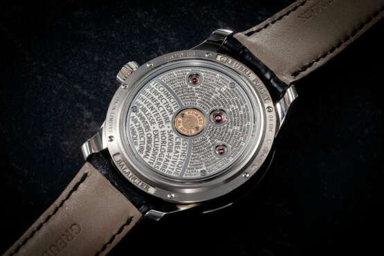 GREUBEL FORSEY, BALANCIER CONTEMPORAIN, A RARE AND REFINED LIMITED EDITON WHITE GOLD MANUAL-WINDING WRISTWATCH - photo 2