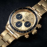 ROLEX, DAYTONA REF. 6263, A RARE AND ATTRACTIVE GOLD CHRONOGRAPH WRISTWATCH - photo 1