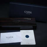 CZAPEK, QUAI DES BERGUES SAPPHIRE BLUE S, AN ATTRACTIVE LIMITED EDITION STEEL WRISTWATCH WITH FLINQUÉ ENAMEL DIAL - photo 3