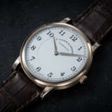 A. LANGE & SÖHNE, 1815 THIN HONEYGOLD ‘HOMAGE TO F.A. LANGE’, A FINE AND LIMITED EDITION GOLD WRISTWATCH WITH ENAMEL DIAL - photo 1