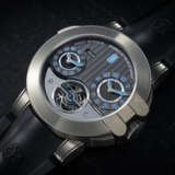 HARRY WINSTON, REF. 400-MATTZ45ZC-A, PROJECT Z5, A LIMITED EDITION ZALIUM WORLD TIME TOURBILLON WRISTWATCH - фото 1