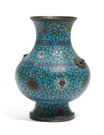 Zun-Vase mit Lotosranken - фото 1