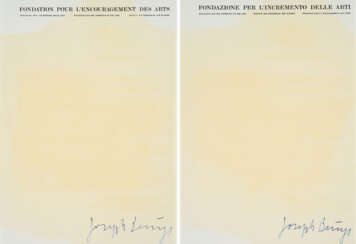 Joseph Beuys. From: Fettbriefe