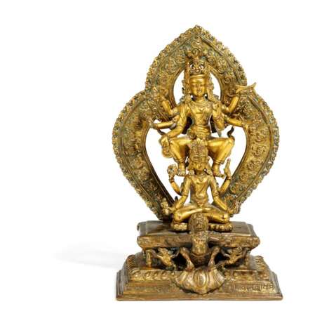 Sechsarmiger Lokeshvara mit Vishnu - photo 1