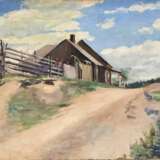 Peinture Zone rurale. Sergue&iuml; Arsenievitch Vinogradov (1869-1938). oil painting realism 49.5 - Foto 2