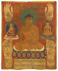 Großes Thangka des Buddha Shakyamuni