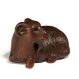 Netsuke: Liegende Ziege - photo 1