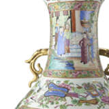 A pair of famille rose Canton porcelain vases - Foto 6