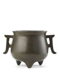 A bronze censer with apocriphal Xuande mark