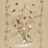 Silk embroidery. Framed - photo 1